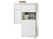 Highboard >Trento I< in Weiß/Hochglanz aus Metall - 94x137x38cm (BxHxT)