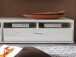 TV-Board >Trento< in Weiß-Hochglanz tiefzieh Nachbildung - 124x41x52 (BxHxT)