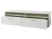 TV-Board >Trento< in Weiß-Hochglanz tiefzieh Nachbildung - 184x51x52 (BxHxT)