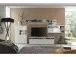TV-Board >Trento< in Weiß-Hochglanz tiefzieh Nachbildung - 184x51x52 (BxHxT)