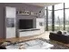 TV-Board >Trento< in Weiß-Hochglanz tiefzieh Nachbildung - 184x51x52 (BxHxT)
