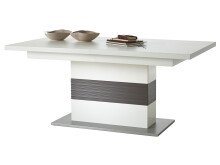 Esstisch >Trento< in Weiß aus MDF - 180x77x100cm (BxHxT)
