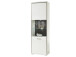 Wohnwand >Trento II< in Weiß/Hochglanz aus Metall - 301x201x52cm (BxHxT)
