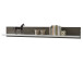 Wohnwand >Trento II< in Weiß/Hochglanz aus Metall - 301x201x52cm (BxHxT)
