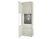 Wohnwand >Trento II< in Weiß/Hochglanz aus Metall - 301x201x52cm (BxHxT)