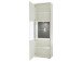 Wohnwand >Trento II< in Weiß/Hochglanz aus Metall - 301x201x52cm (BxHxT)