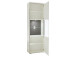 Wohnwand >Trento III< in Weiß/Hochglanz aus Metall - 301x201x52cm (BxHxT)