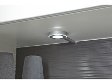 Wohnwand >Trento V< in Weiß/Hochglanz aus Metall - 351x201x52cm (BxHxT)