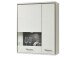 Wohnwand >Trento VI< in Weiß/Hochglanz aus Metall - 351x201x52cm (BxHxT)