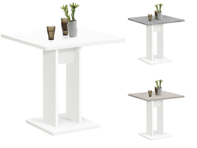 Esstisch >Yvette< in Nachbildung - 70x77,5x70cm (BxHxT)