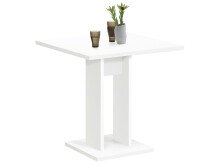 Esstisch >Yvette< in Weiß - 70x77,5x70cm (BxHxT)