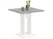 Esstisch >Yvette< in Beton Weiß - 70x77,5x70cm (BxHxT)