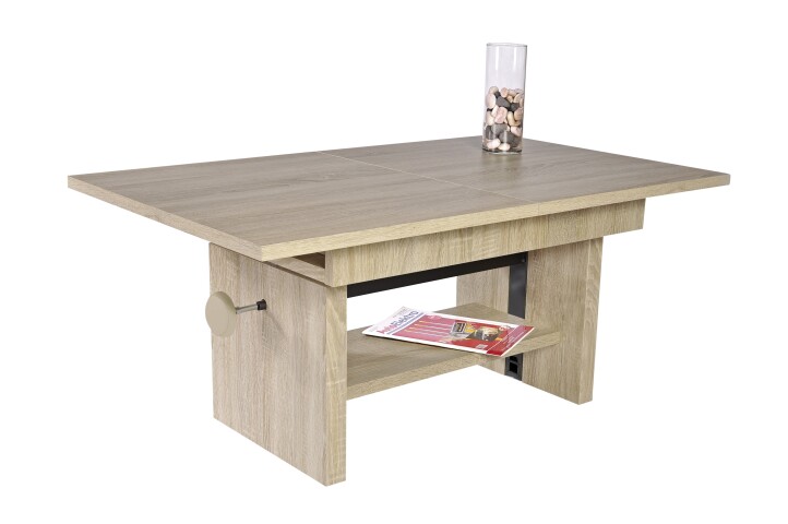 Couchtisch >Bruni< in Sonoma-Eiche - 150x48x65cm (BxHxT)