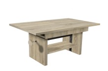 Couchtisch >Bruni< in Sonoma-Eiche - 150x48x65cm (BxHxT)