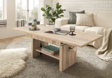 Couchtisch >Bruni< in Sonoma-Eiche - 150x48x65cm (BxHxT)