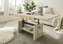 Couchtisch >Bruni< in Sonoma-Eiche - 150x48x65cm (BxHxT)