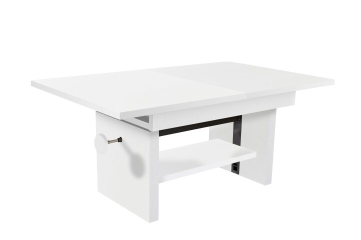 Couchtisch >Bruni< in Weiß - 150x48x65cm (BxHxT)