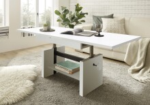 Couchtisch >Bruni< in Weiß - 150x48x65cm (BxHxT)