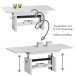 Couchtisch >Bruni< in Weiß - 150x48x65cm (BxHxT)