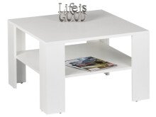 Couchtisch >Randy< in Weiß - 70x44x70cm (BxHxT)