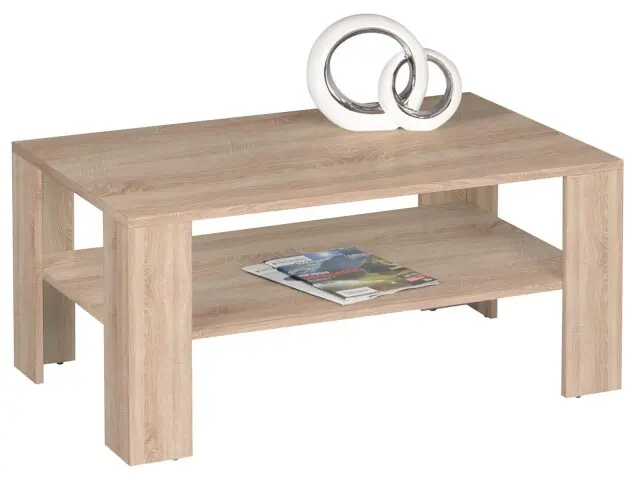 Couchtisch >Randy II< in Sonoma-Eiche - 100x44x60cm (BxHxT)