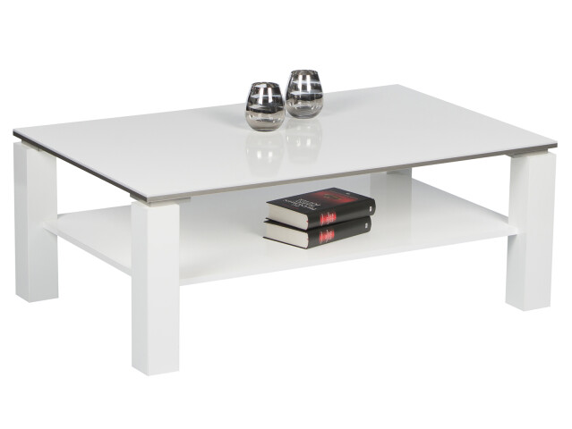 Couchtisch >Torrance< in Weiß - 110x41x70cm (BxHxT)