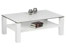 Couchtisch >Torrance< in Weiß - 110x41x70cm...