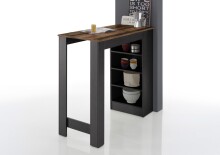 Bartisch >Rosalyn< in Weiß - 115x103x50cm (BxHxT)