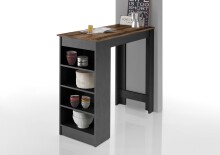 Bartisch >Rosalyn< in Weiß - 115x103x50cm (BxHxT)