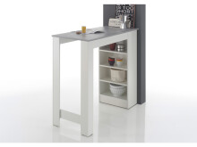 Bartisch >Rosalyn< in Weiß - 115x103x50cm (BxHxT)
