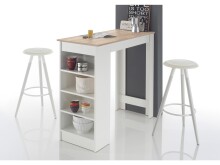 Bartisch >Rosalyn< in Weiß - 115x103x50cm (BxHxT)
