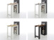 Bartisch >Rosalyn< in Weiß - 115x103x50cm (BxHxT)