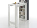 Bartisch >Rosalyn< in Weiß - 115x103x50cm (BxHxT)