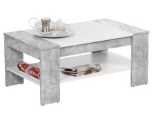 Couchtisch >Ariela I< in Weiß - 100x44x58cm (BxHxT)