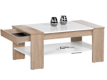 Couchtisch >Ariela I< in Weiß - 100x44x58cm (BxHxT)