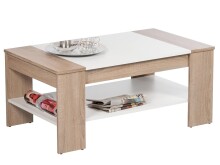 Couchtisch >Ariela I< in Sonoma-Eiche - 100x44x58cm (BxHxT)
