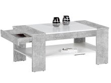 Couchtisch >Ariela I< in Beton - 100x44x58cm (BxHxT)