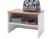 Sitzbank >Clayborn< in Weiß - 63x42x40cm (BxHxT)