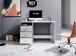 Schreibtisch >Mack< (B/H/T 123 x 76 x 50 cm) in Weiß - 123x76x50cm (BxHxT)