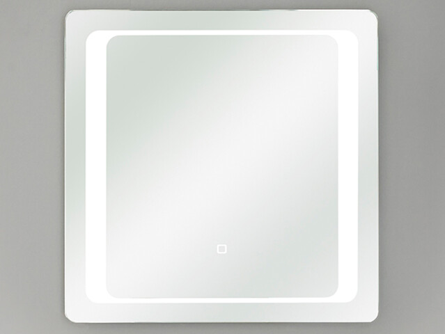 LED-Lichtspiegel >Austin I< aus Spiegelglas - 70x70x3cm (BxHxT)
