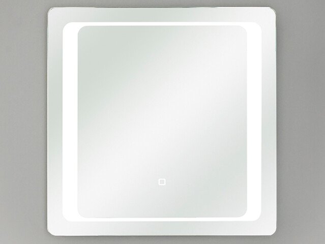 LED-Lichtspiegel >Austin I< aus Spiegelglas - 70x70x3cm (BxHxT)