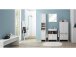 Waschbeckenunterschrank >Fiann< in Alufarben - 62x54x28cm (BxHxT)