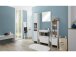 Waschbeckenunterschrank >Fiann< in Alufarben - 62x54x28cm (BxHxT)