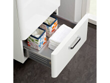 Badmöbel-Set >Laos I< in Weiß aus Keramik - 50x3,5x7cm (BxHxT)