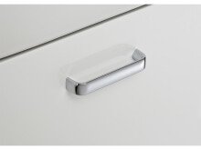 Badmöbel-Set >Laos I< in Weiß aus Keramik - 50x3,5x7cm (BxHxT)