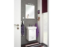 Badmöbel-Set >Laos I< in Weiß aus Keramik - 50x3,5x7cm (BxHxT)