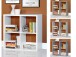 Regal >Wellington< - 72,7x72,8x32,9cm (BxHxT)