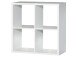 Regal >Wellington< in Weiß - 72.7x72.8x32.9cm (BxHxT)