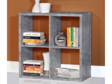 Regal >Wellington< in Betonoptik - 72.7x72.8x32.9cm (BxHxT)