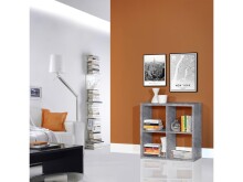 Regal >Wellington< in Betonoptik - 72.7x72.8x32.9cm (BxHxT)